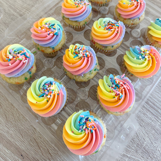 Rainbow Cupcakes