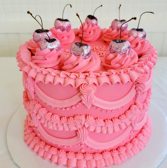 Pink Vintage Cake