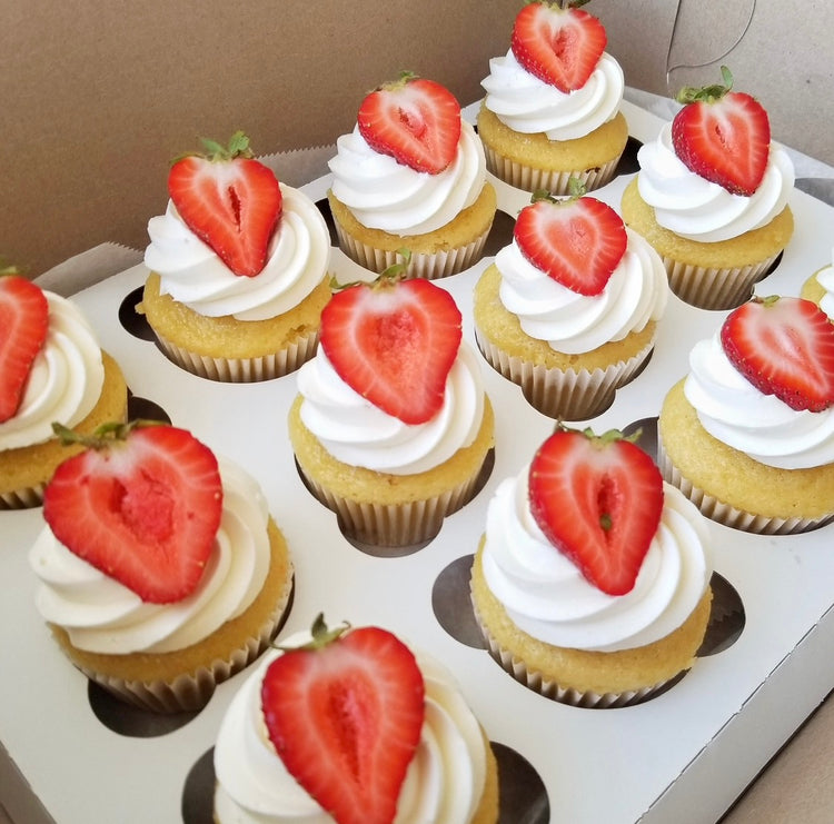Signature Strawberry Cupcakes