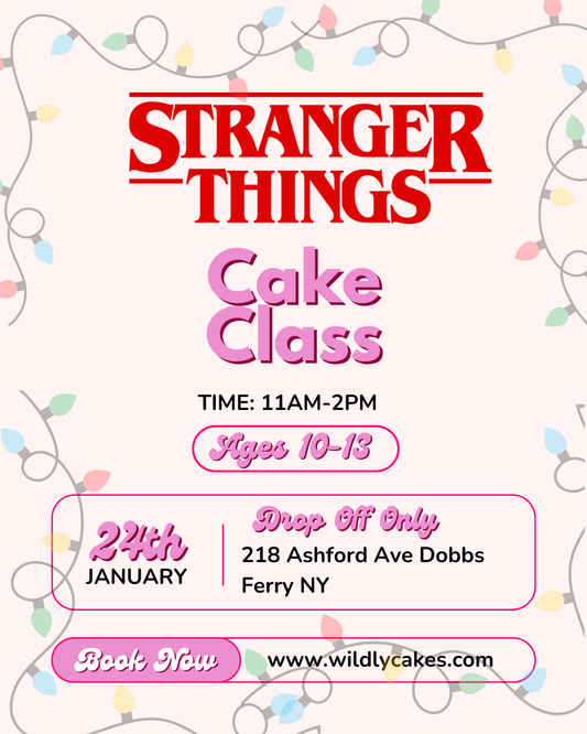 Stranger Things Cake Class