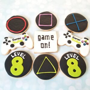 Nine Game on decorated Cookies