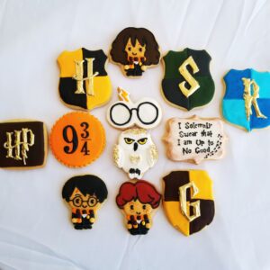 Colorful cartoon character decorated Cookies