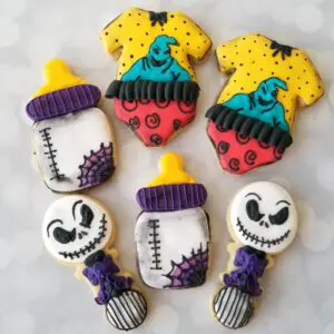 Six decorated Cookies