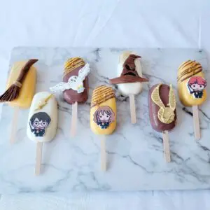 Ice cream shape with animal decorated Cake Pops