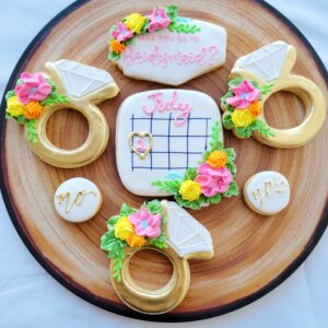 Five ring shape decorated Cookies