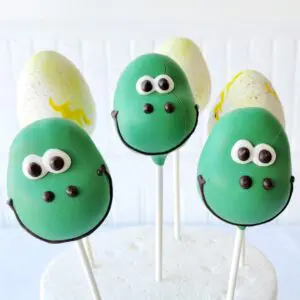 Oval shape decorated Cake Pops