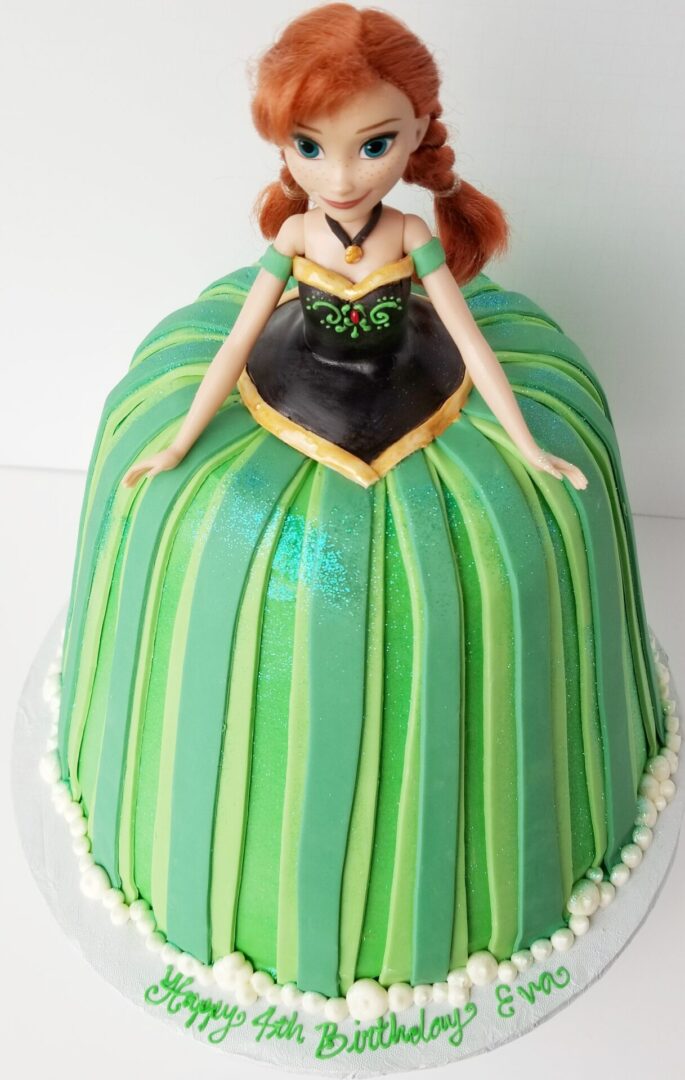 Barbie doll 3D decorated Cakes