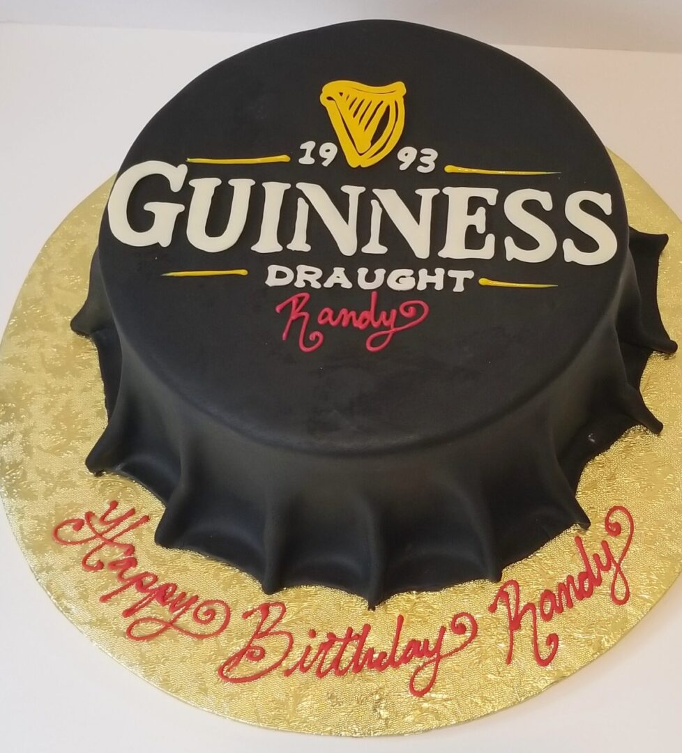 1993 Guinness Draught Randy 3D decorated Cakes