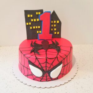 Spiderman 1st Boy Birthday Cake
