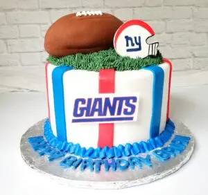 New York Giants Boy Birthday Cake