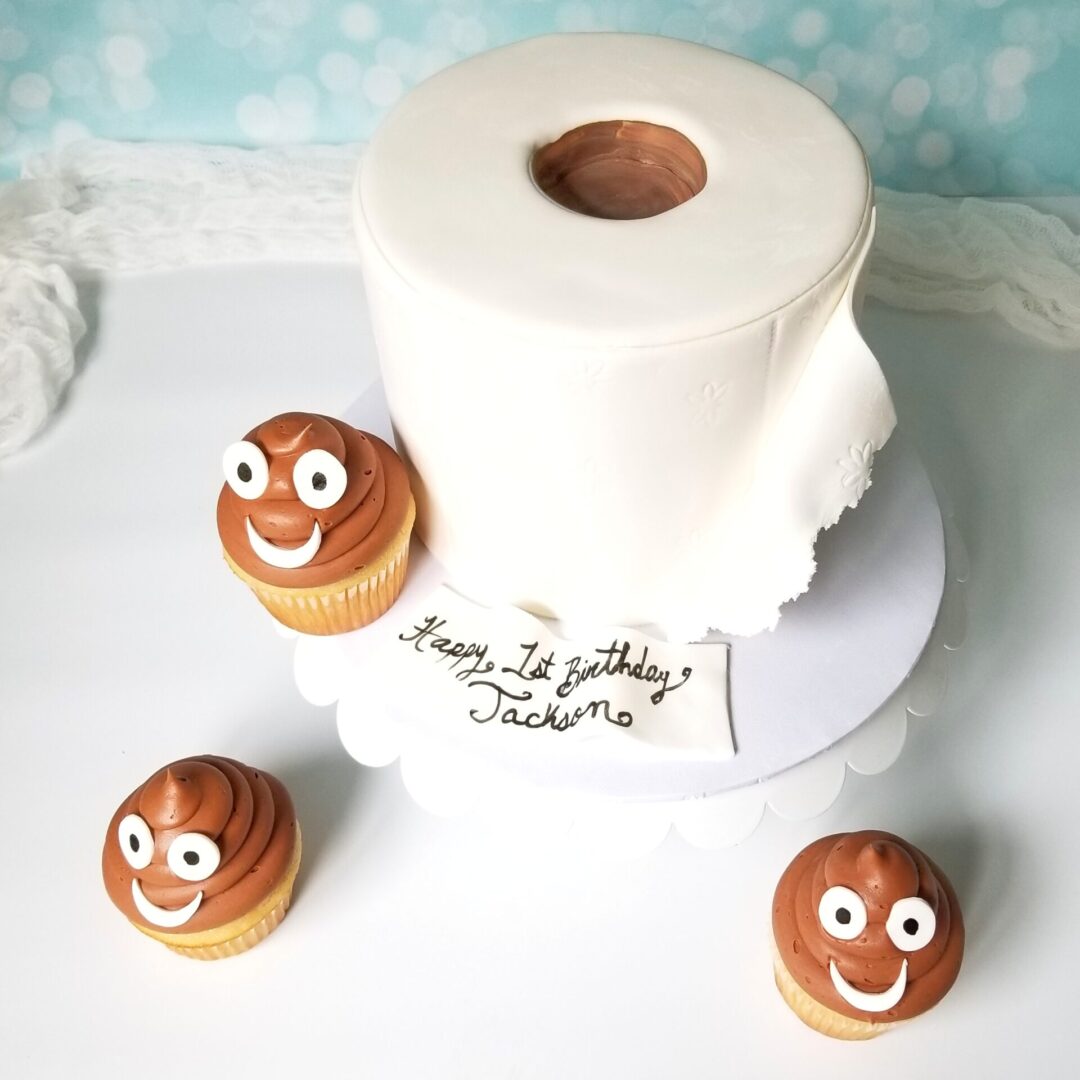Chocolate cupcake 3D decorated Cakes