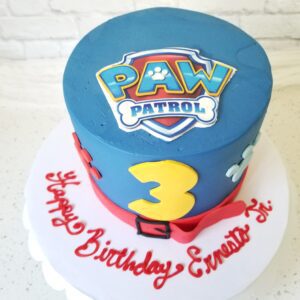 PAW Patrol 3rd Boy Birthday Cake