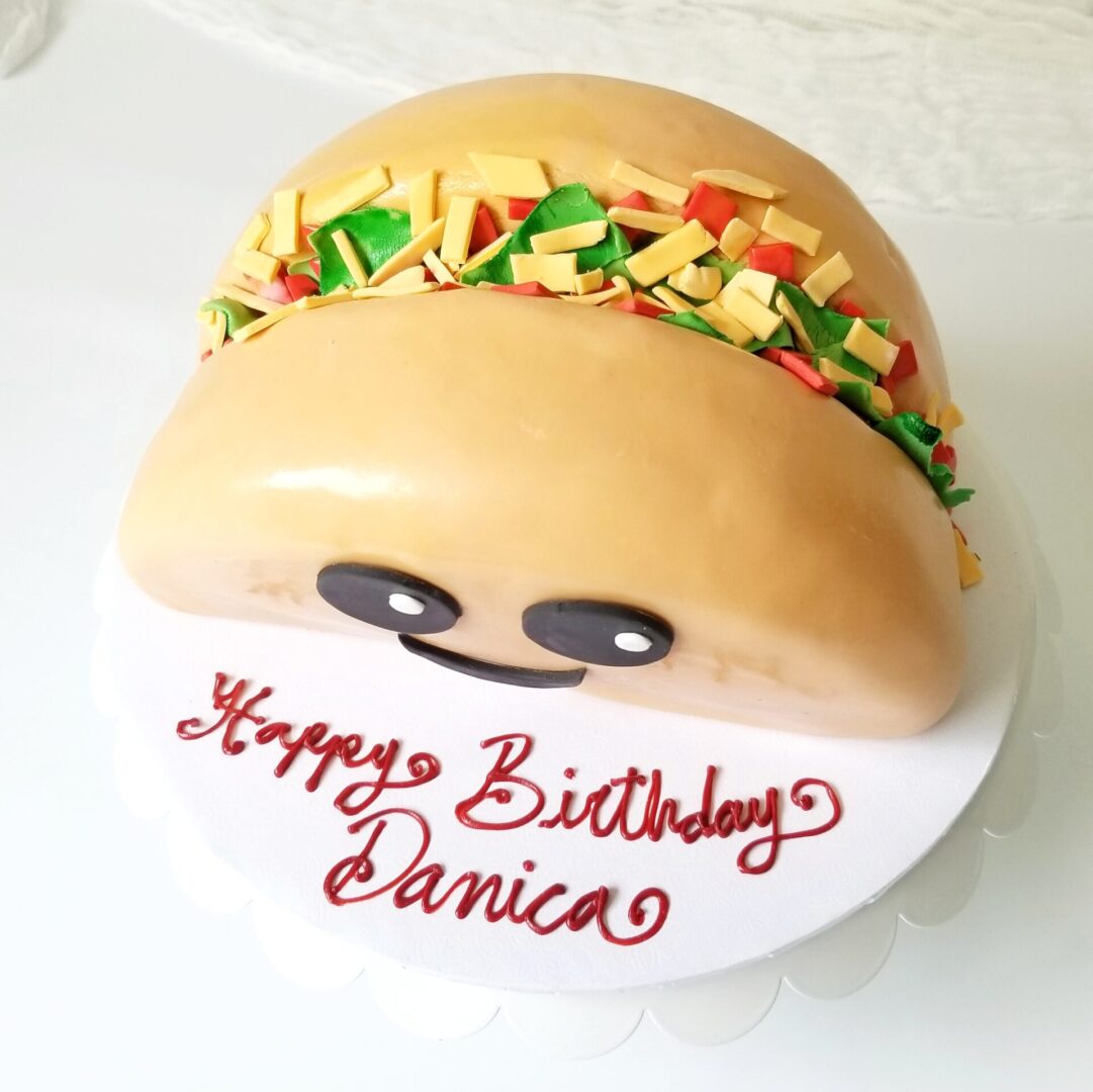 Danica half 3D decorated Cakes