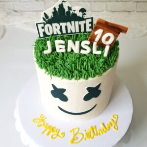 Fortnite Jensli 10th Boy Birthday Cake