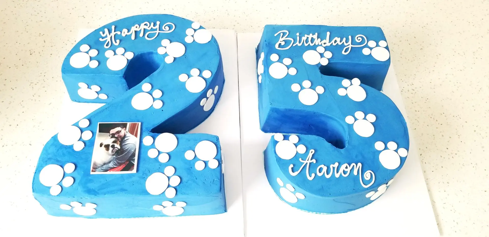 25th Aaron 3D decorated Cakes