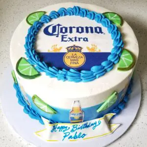 Corona Extra Pablo Boy Birthday Cake