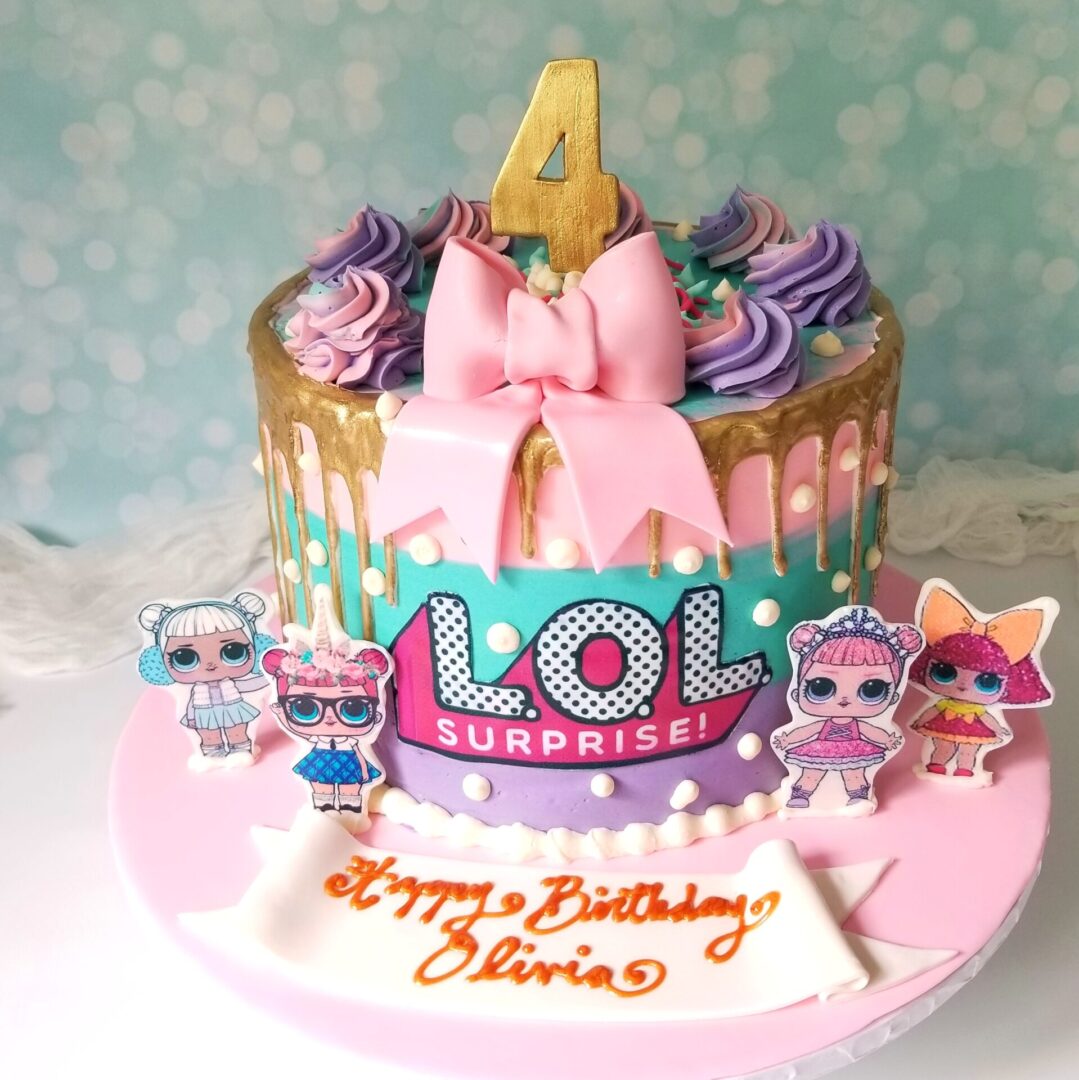 LOL Surprise Olivia Girl Birthday Cake