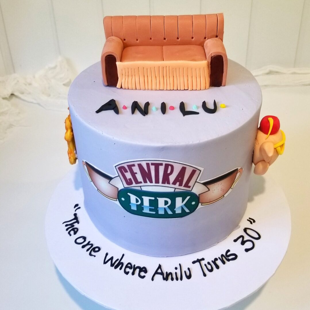 Central Park Anilu Girl Birthday Cake