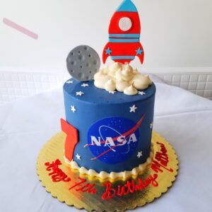 NASA 7th Boy Birthday Cake