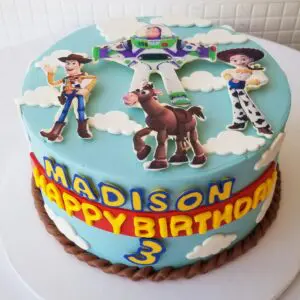 Madison 3rd Boy Birthday Cake