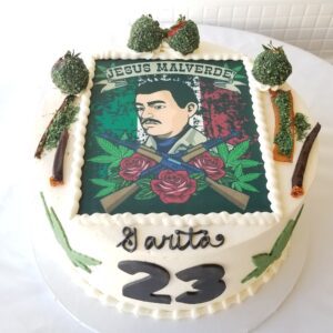Jesus Malverde 23rd Boy Birthday Cake