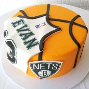 Nets Evan 3rd Boy Birthday Cake