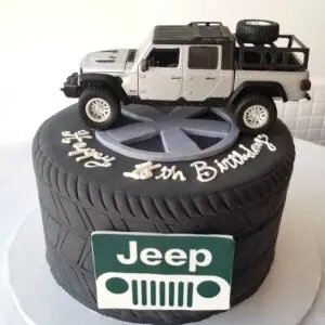 Black jeep Boy Birthday Cake