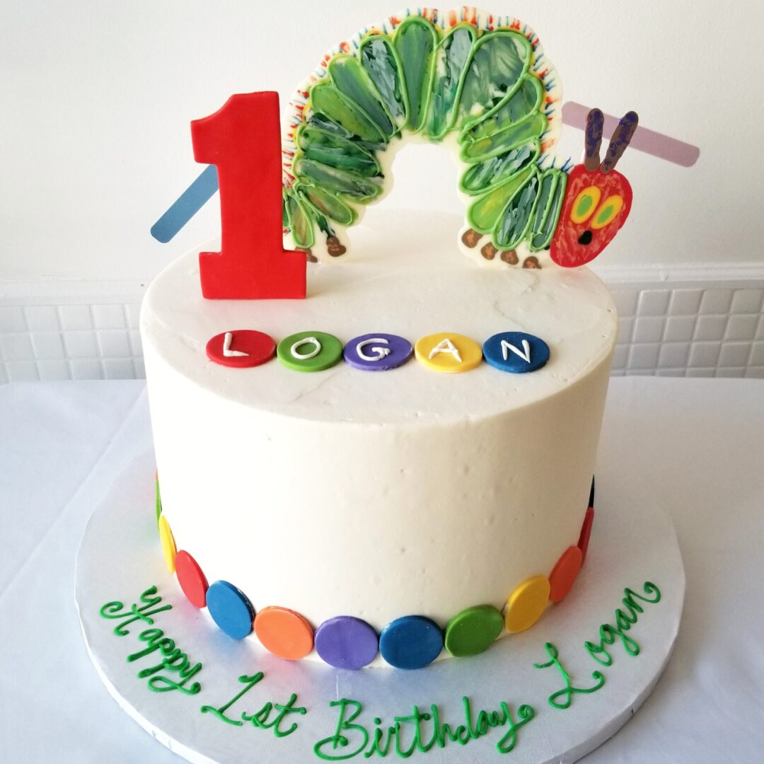 1st Logan Girl Birthday Cake