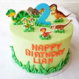 Animal 2nd Boy Birthday Cake