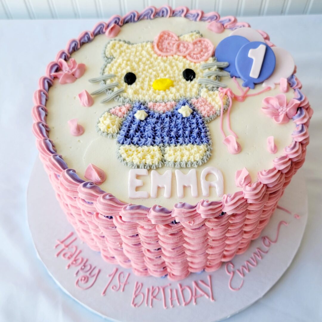 Micky mouse Emma 1st Girl Birthday Cake
