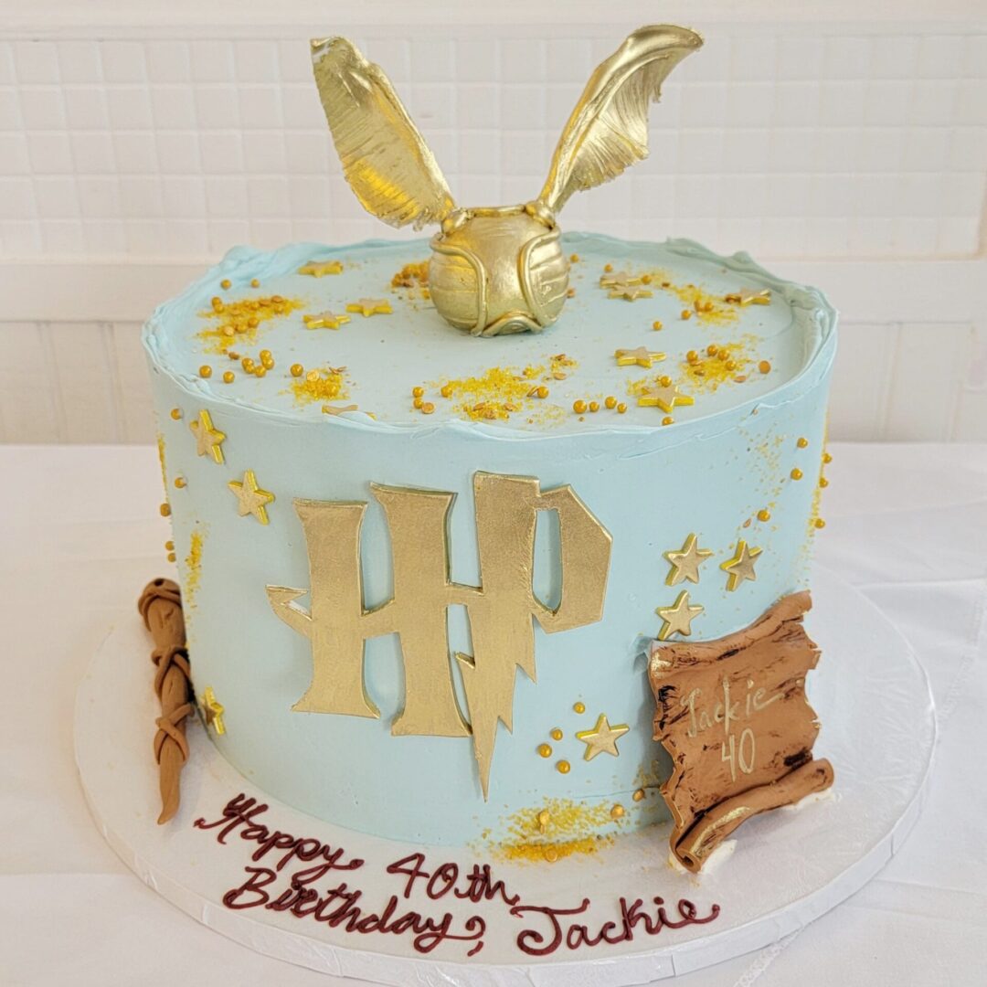HP Jackie 40th Girl Birthday Cake