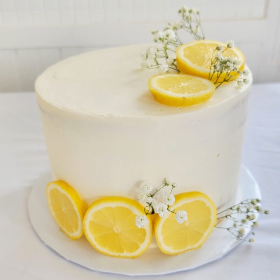 Leamon slice decorated Girl Birthday Cake