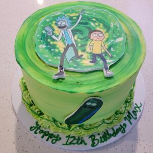 Two boys 12th Boy Birthday Cake