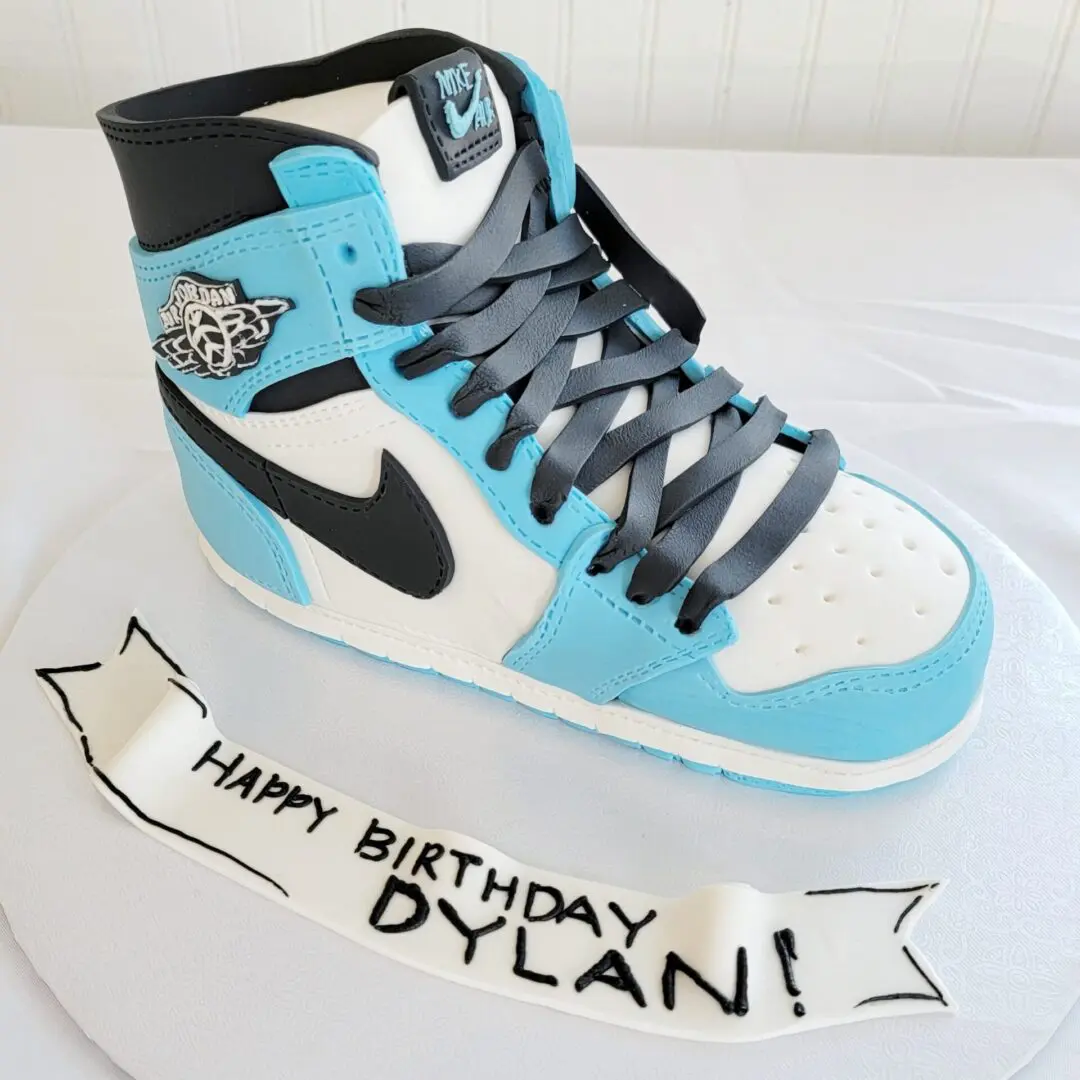 Shoe shape Boy Birthday Cake