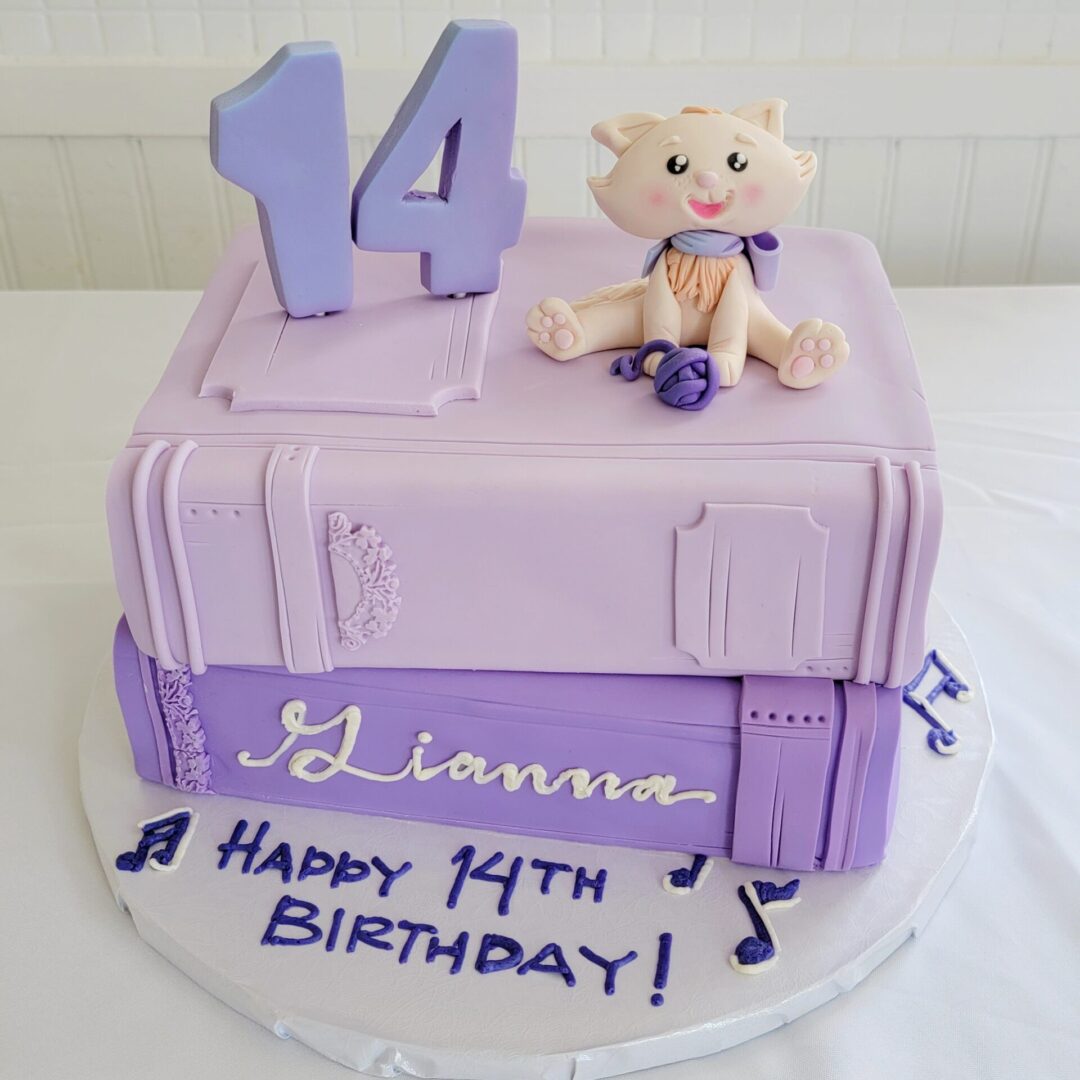 Diana 14th Girl Birthday Cake